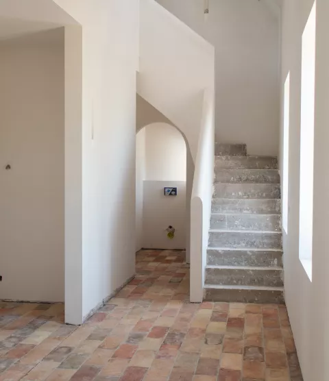 Inkom met terracotta